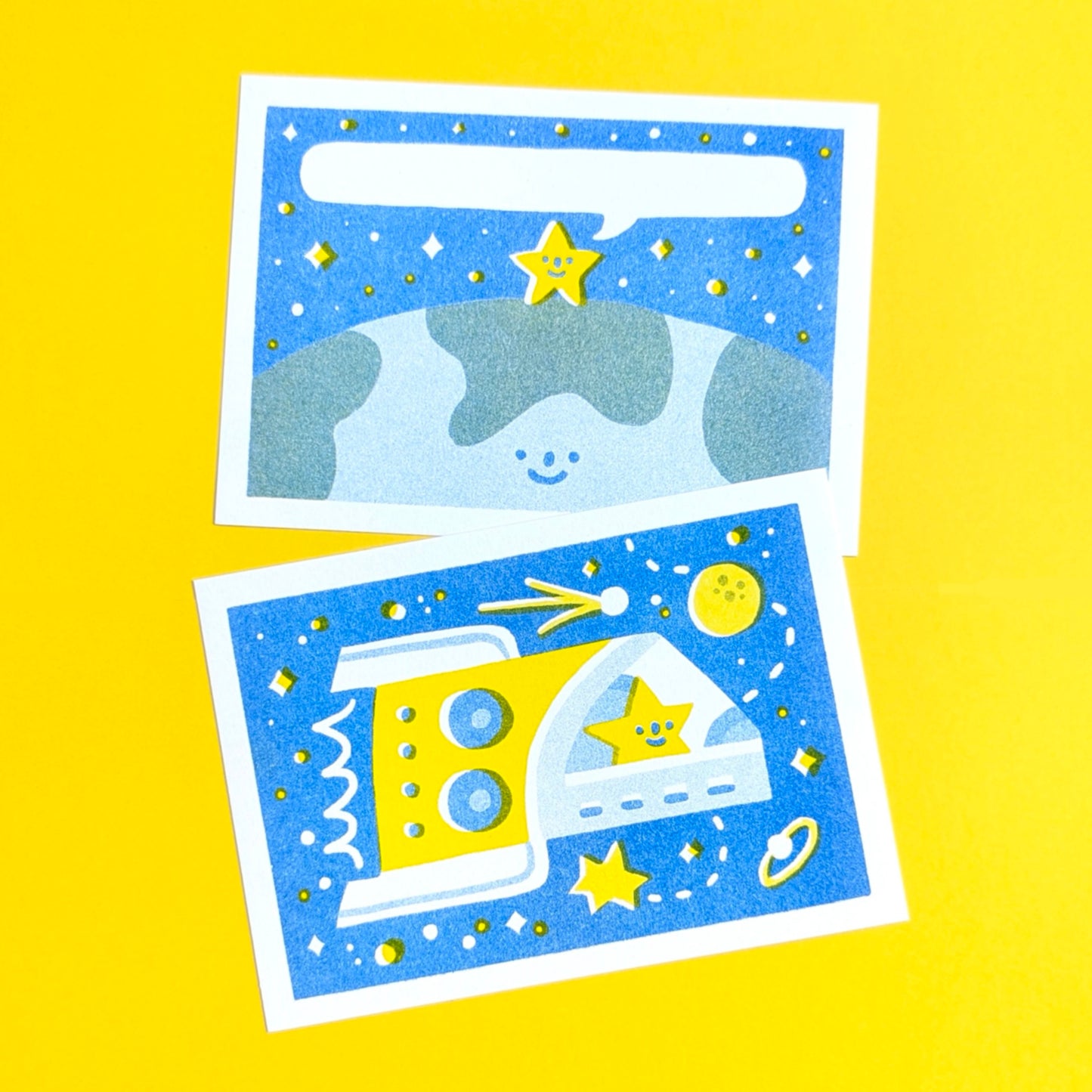 A Trip To Earth Riso Zine Set