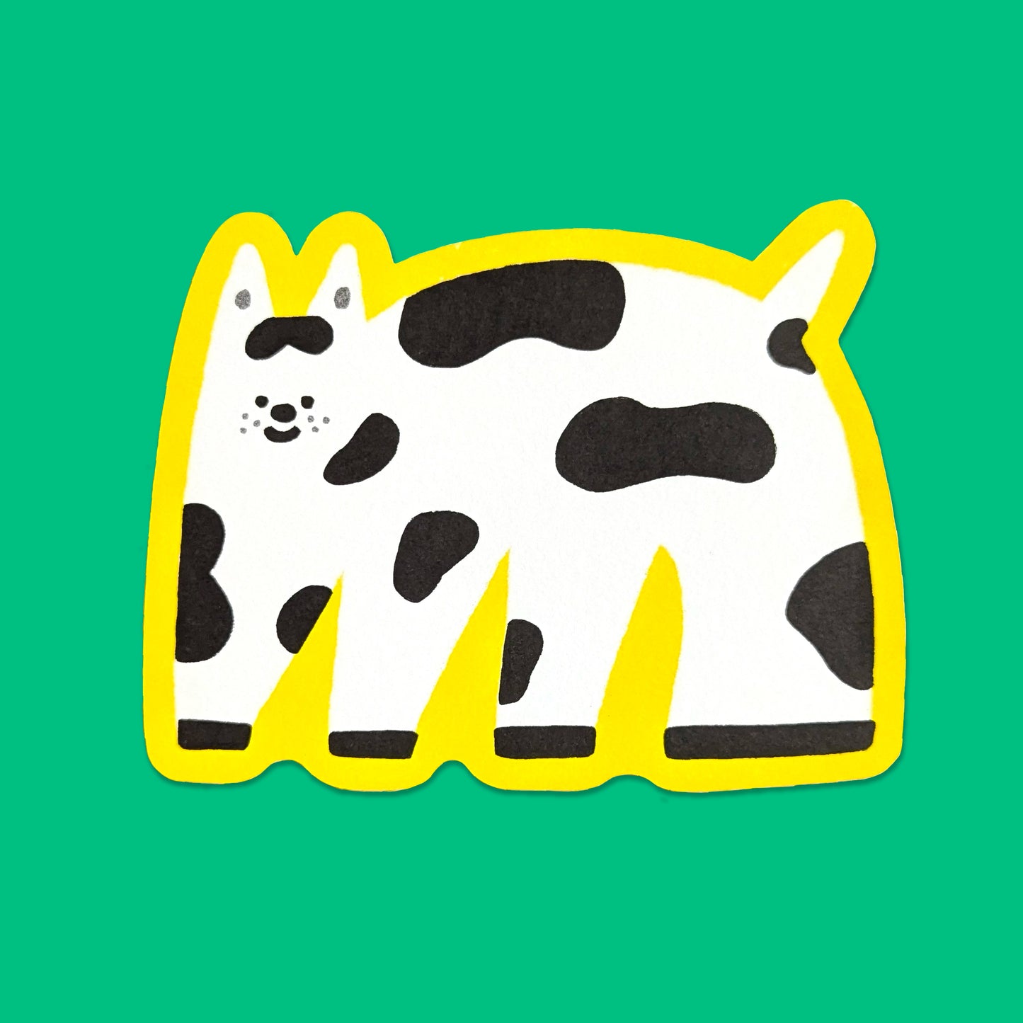 Moo Moo Cat Riso Postcard Set