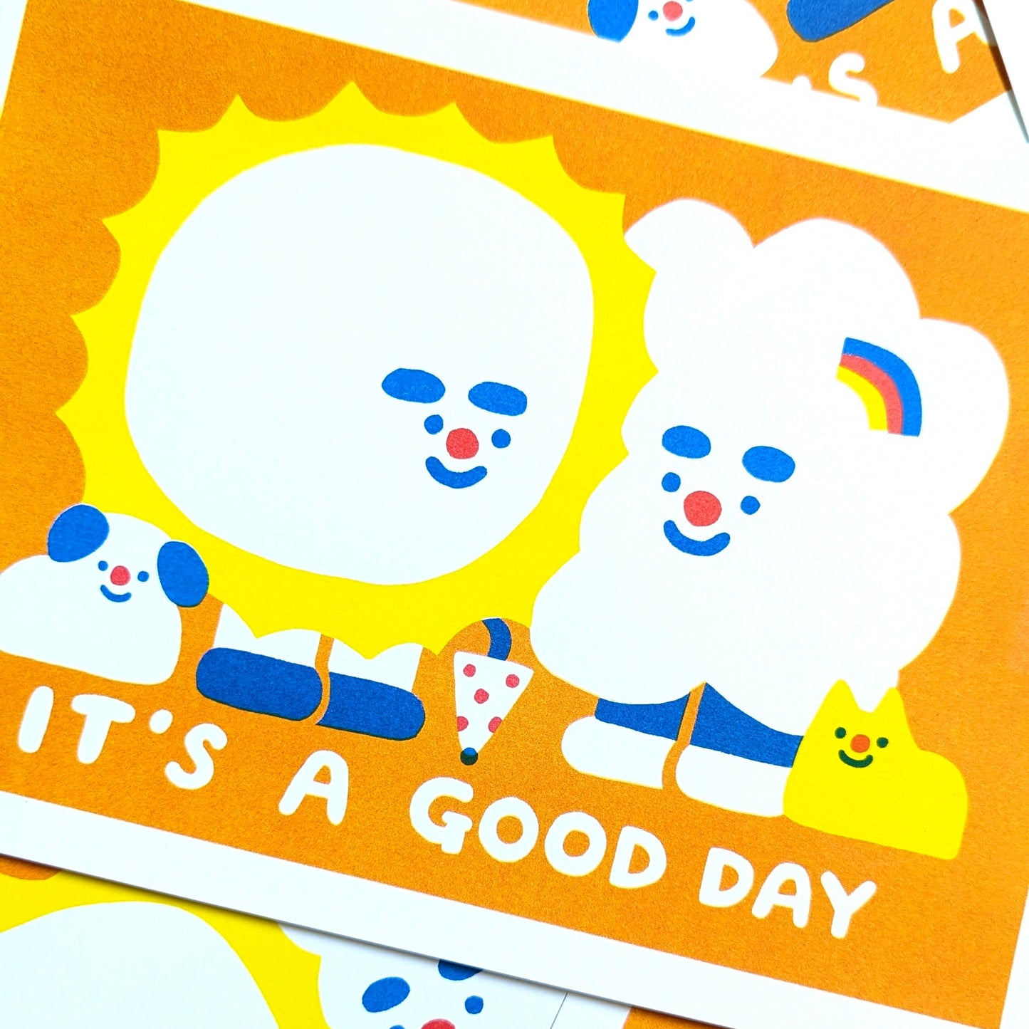It's A Good Day Risograph Print