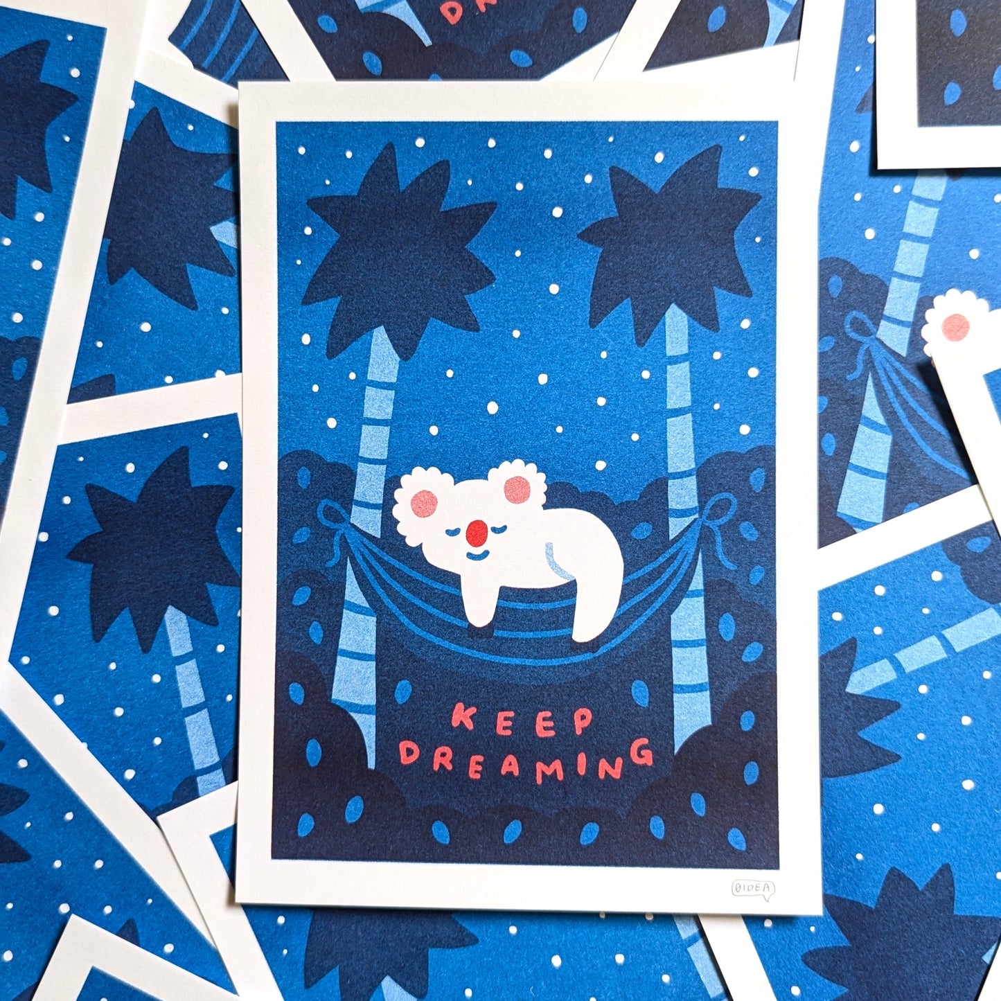 Keep Dreaming Risograph Print