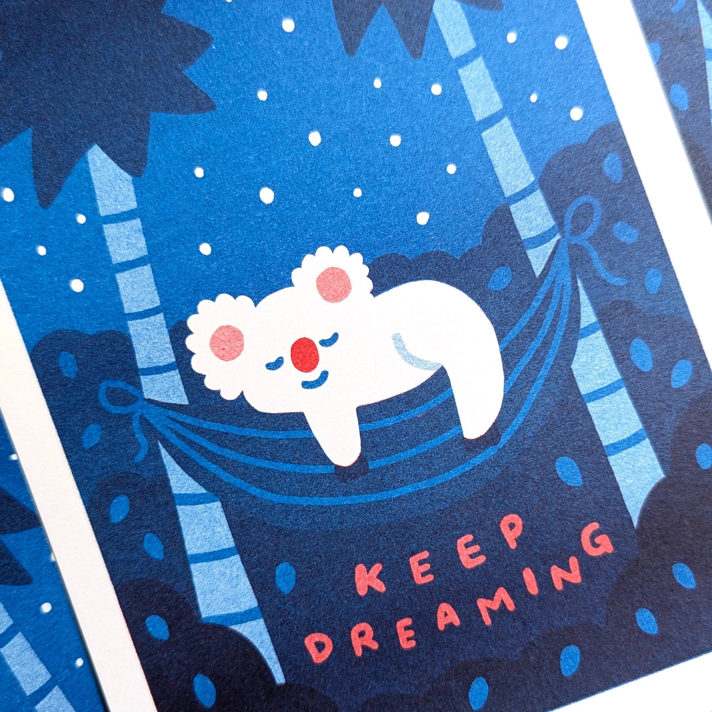 Keep Dreaming Risograph Print