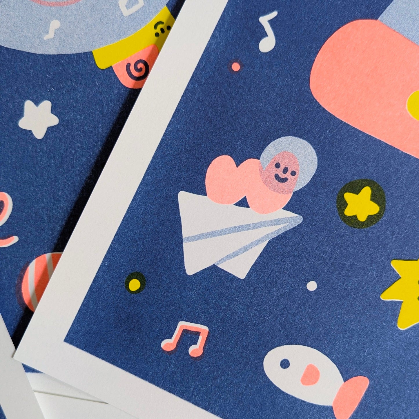Space Jamming Risograph Print