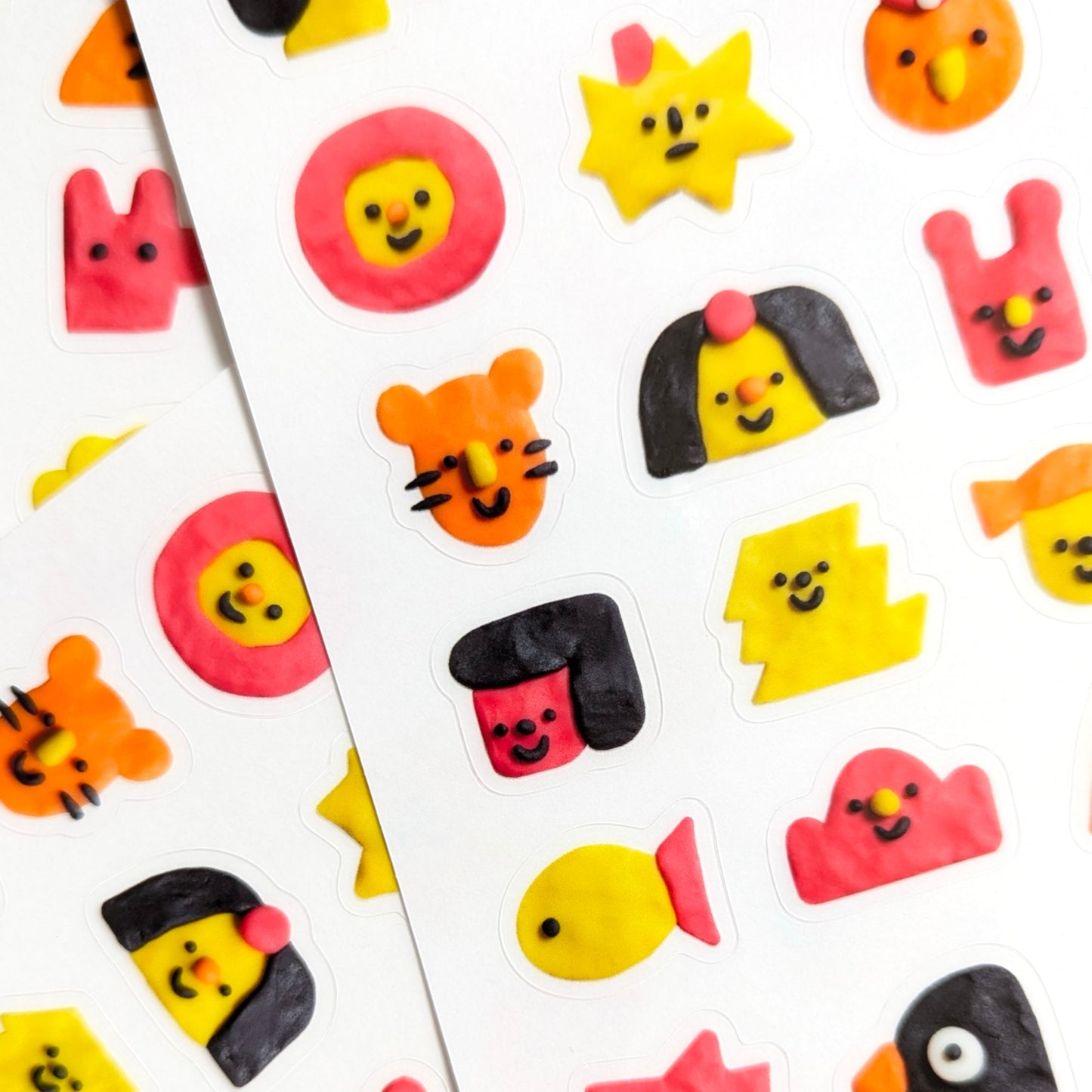 Clay Friends Sticker Sheet