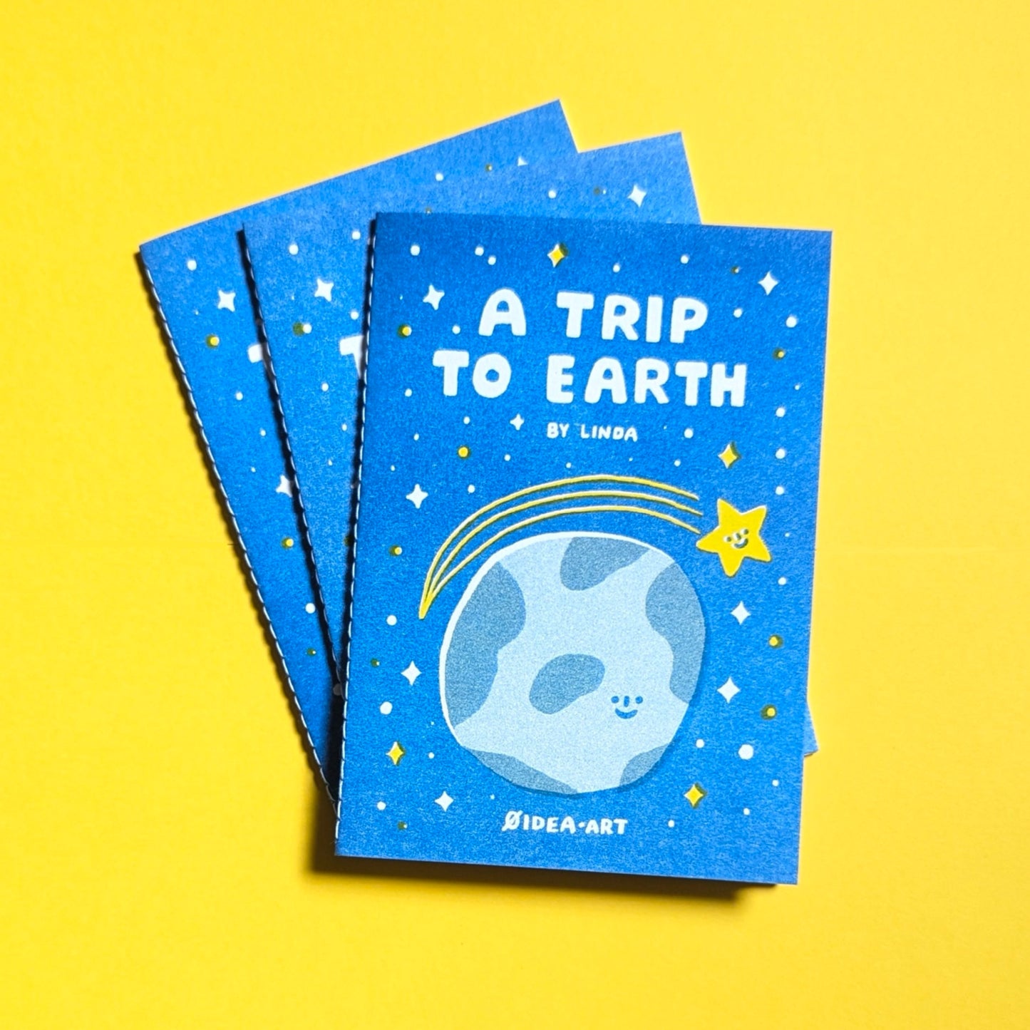 A Trip To Earth Riso Zine Set