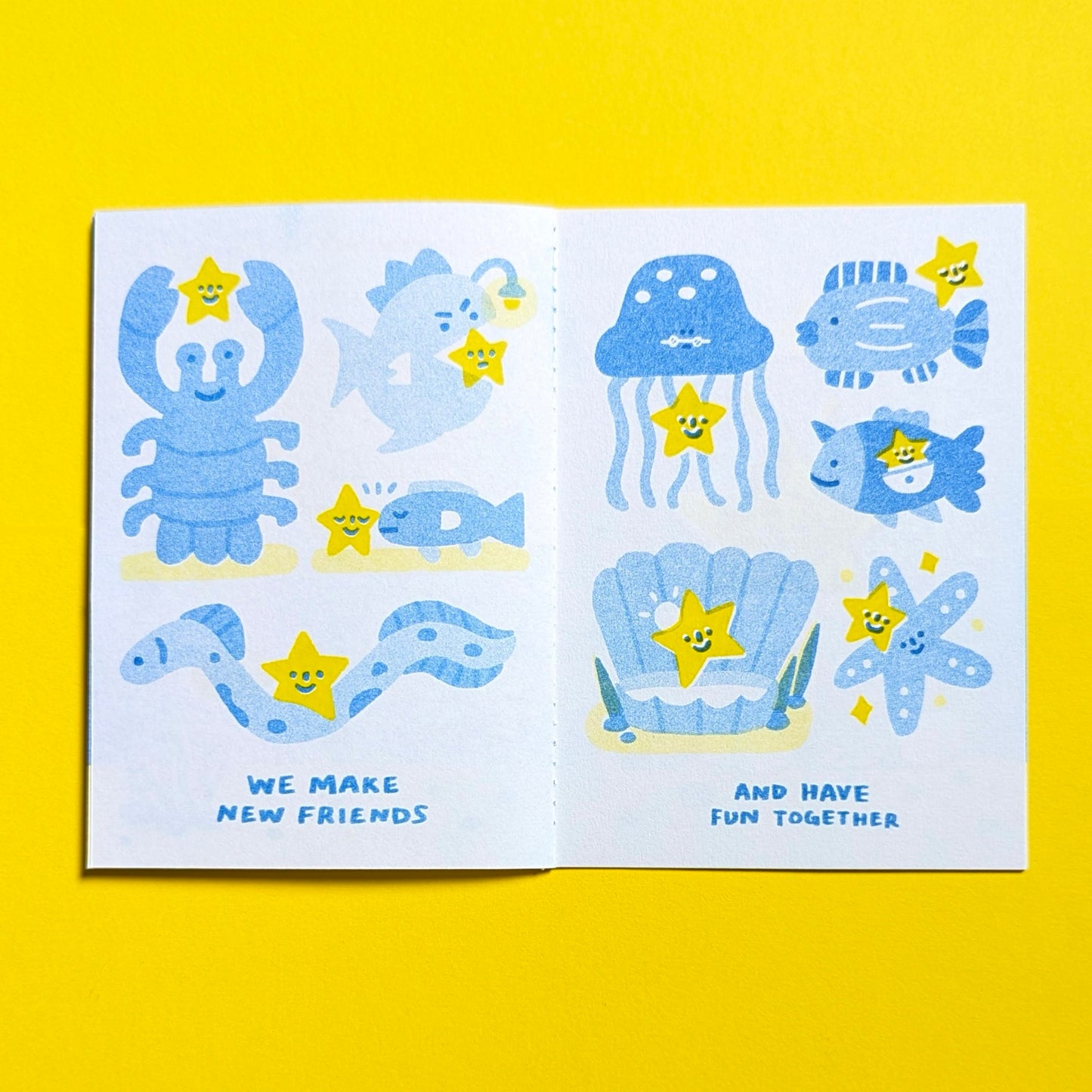 A Trip To Earth Riso Zine Set