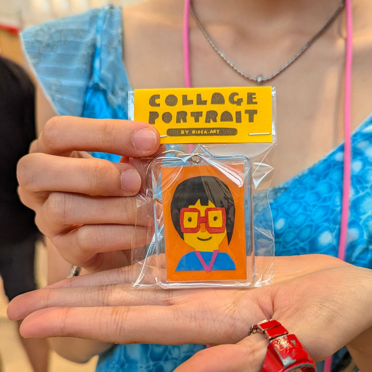 Custom Collage Portrait (Keychain)