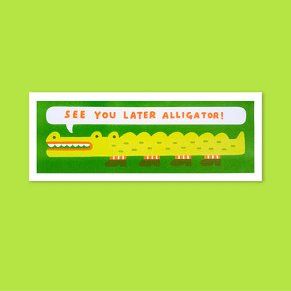 See You Later Risograph Print