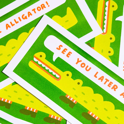 See You Later Risograph Print