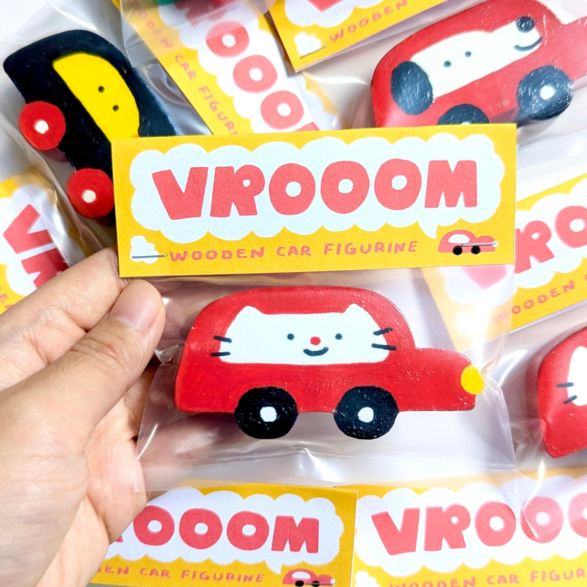 Wooden Car Figurine
